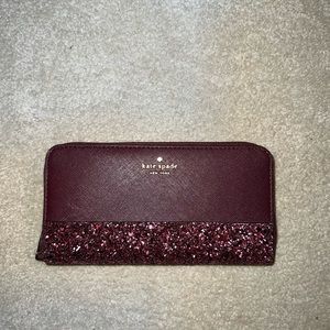 Kate Spade Neda Greta Court Glitter Wallet